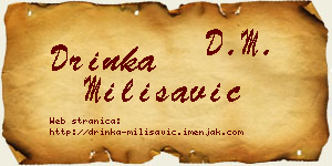Drinka Milisavić vizit kartica